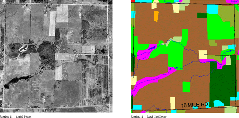 aerial photo and land use